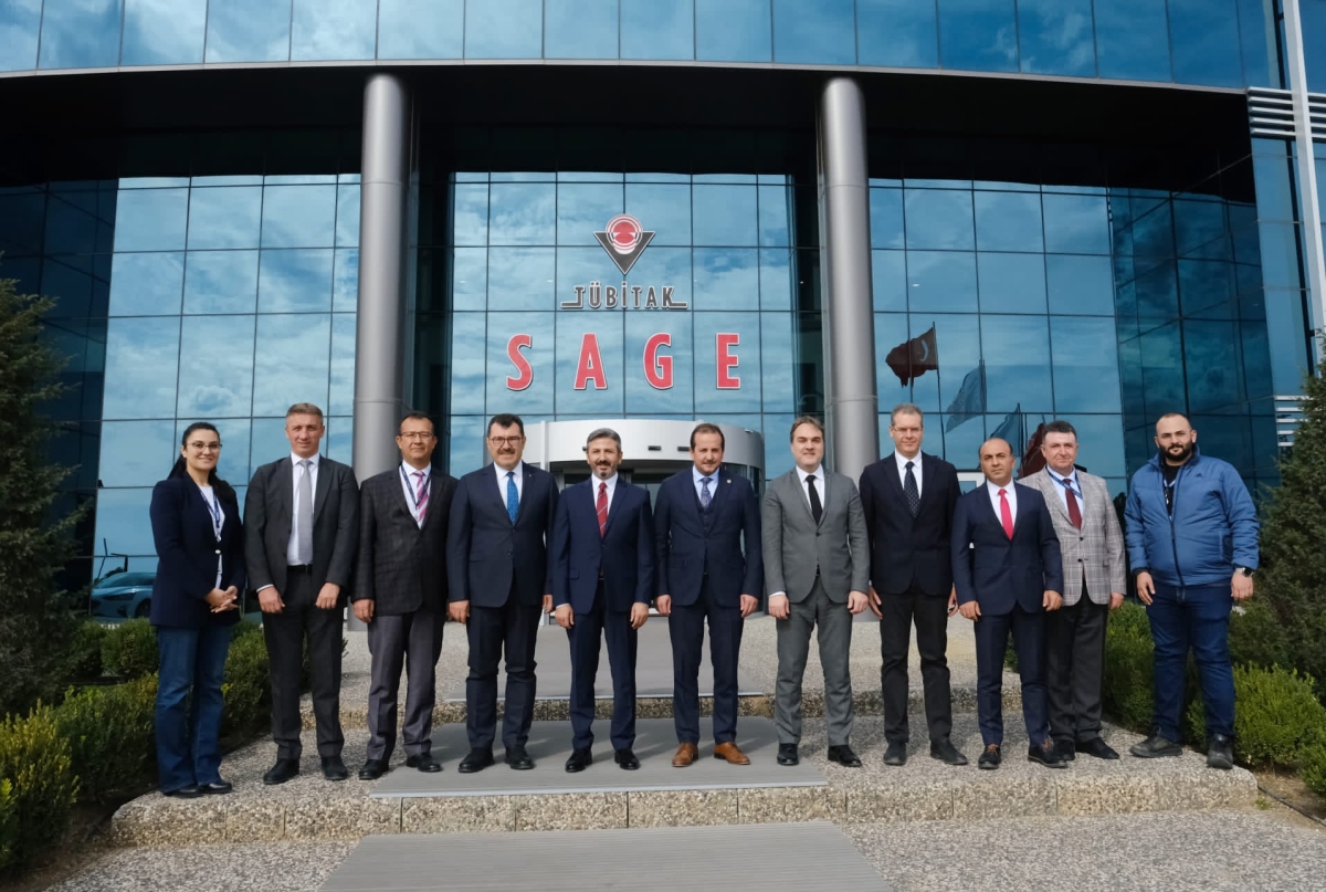 MSK Başkanı Aydın, TÜBİTAK SAGE'yi ziyaret etti