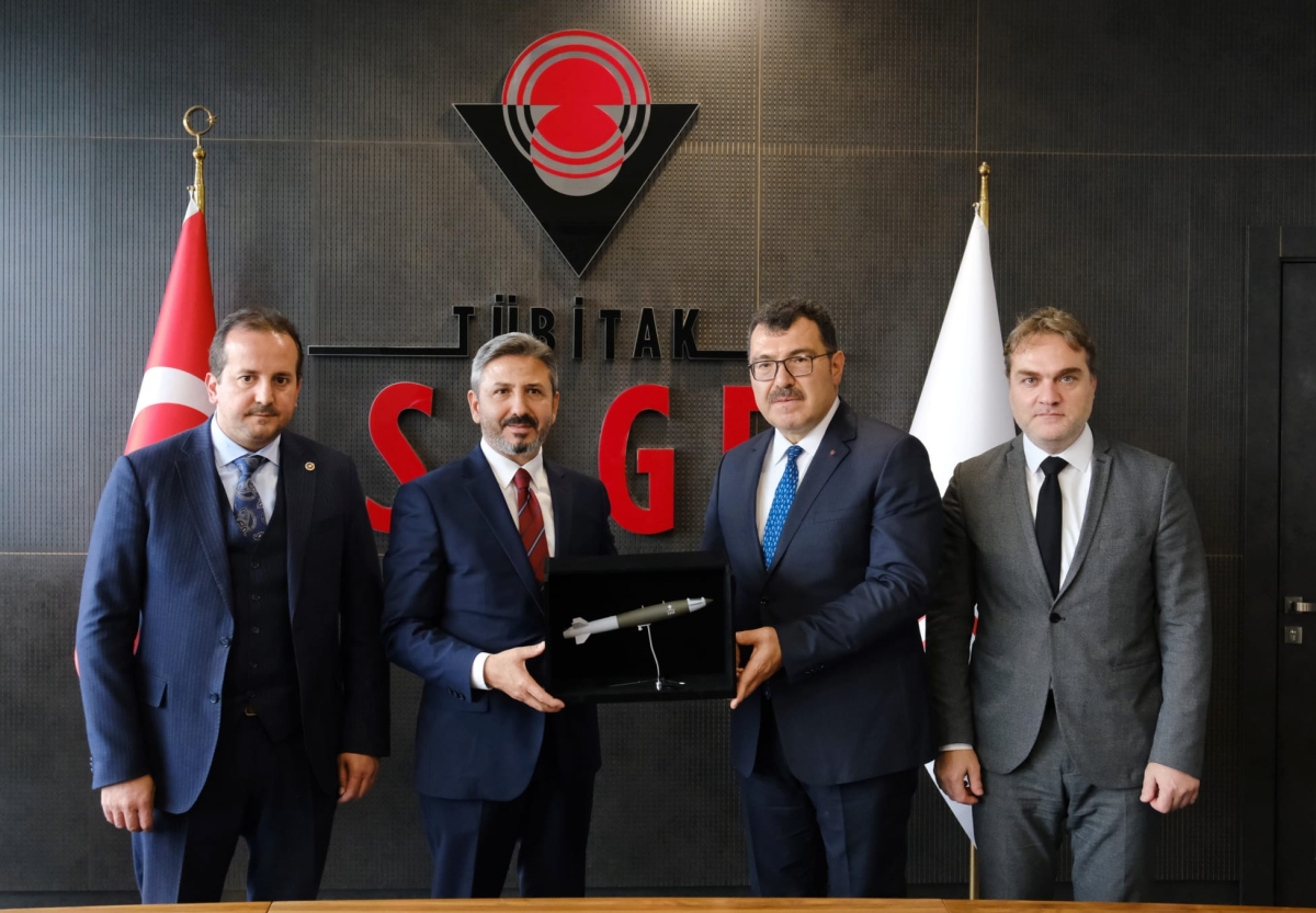MSK Başkanı Aydın, TÜBİTAK SAGE'yi ziyaret etti