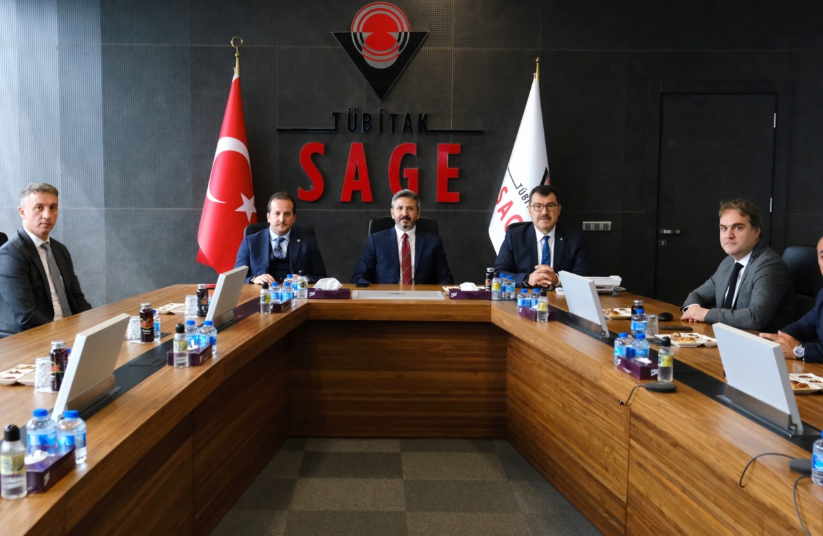 MSK Başkanı Aydın, TÜBİTAK SAGE'yi ziyaret etti