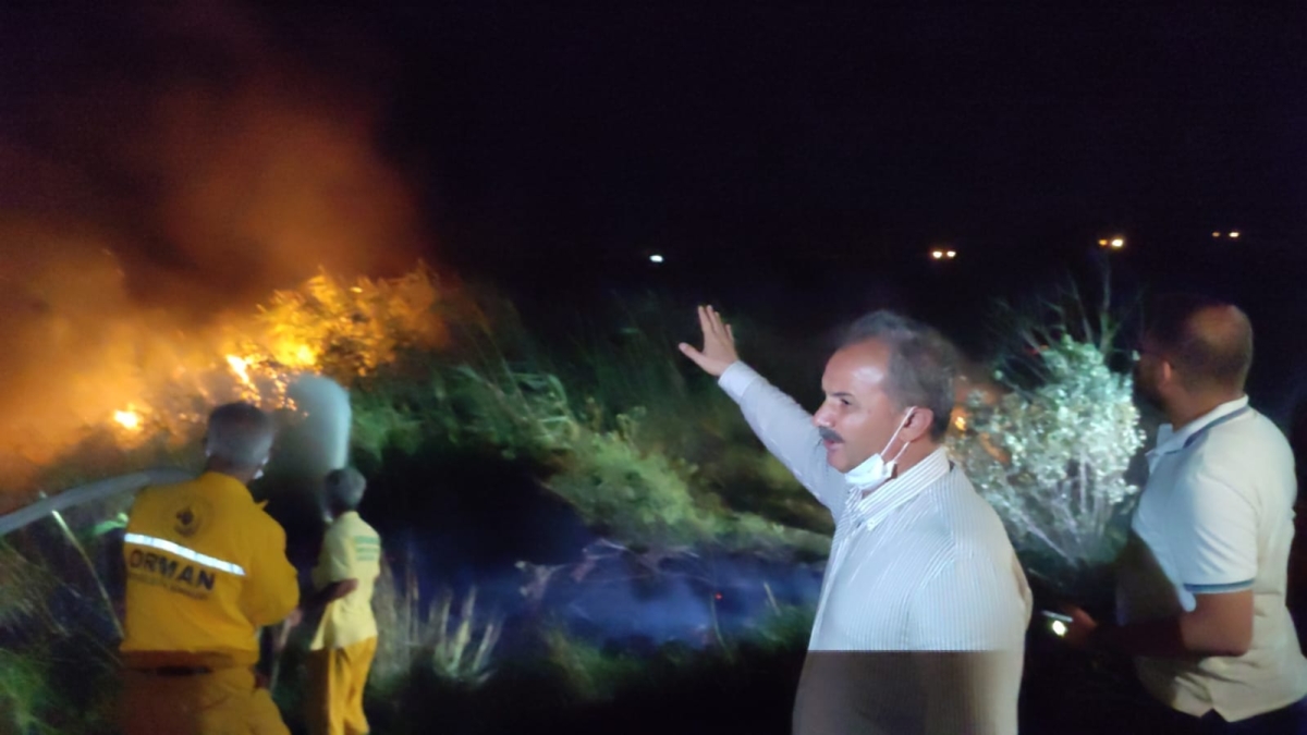 Adıyaman’da çıkan anız yangını yürekleri ağza getirdi