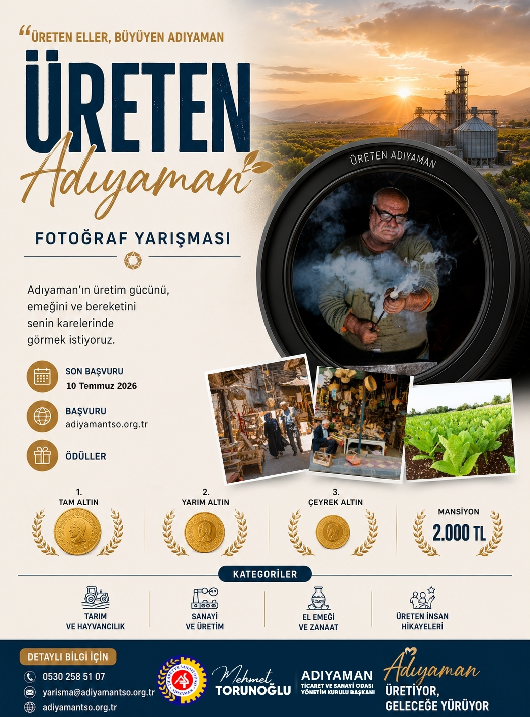 Adıyaman’ın Üretim Gücü Fotoğraf Kareleriyle Geleceğe Taşınacak
